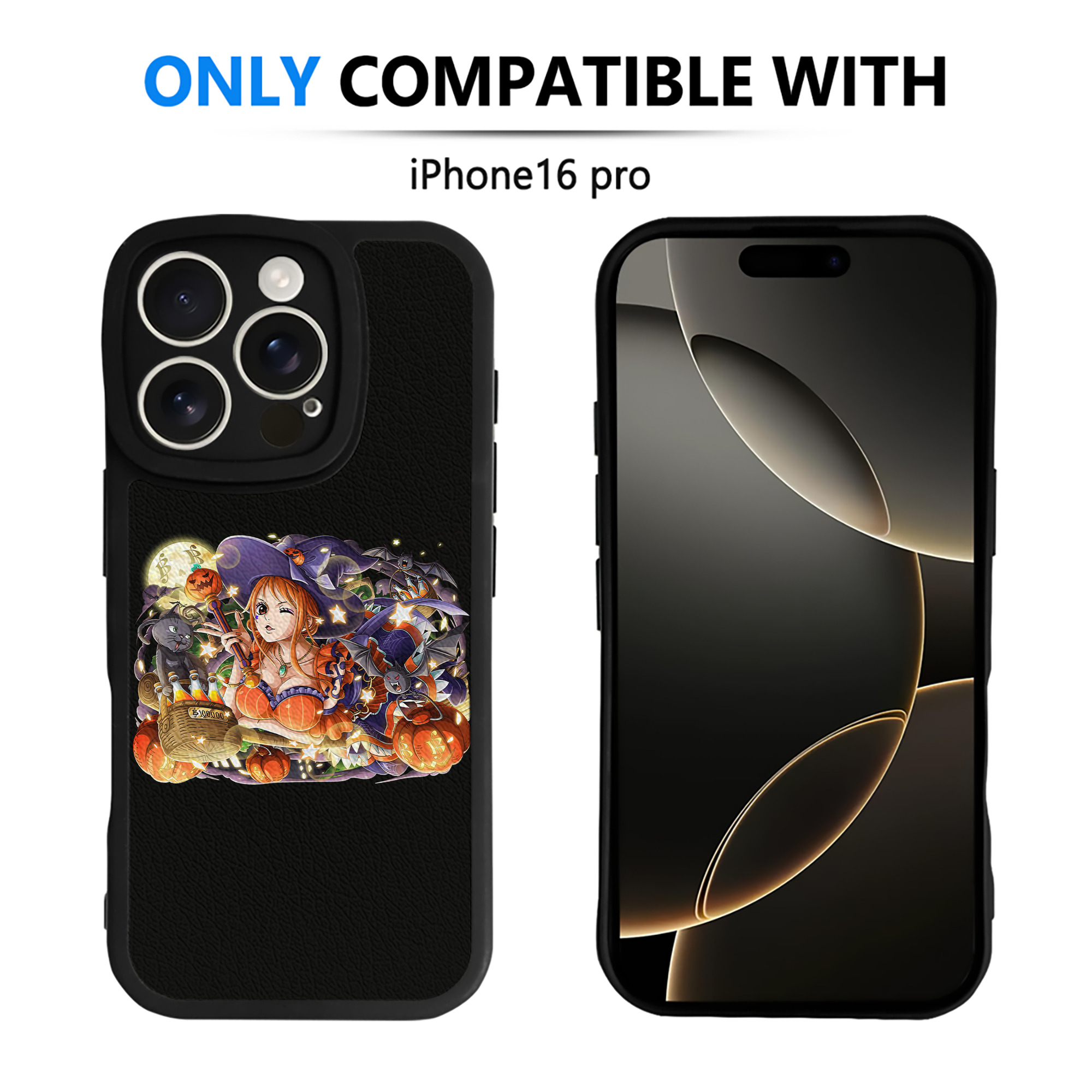 ワンピース ナミ ONE PIECE Nami 【iPhone 16シリーズ対応】シリコンスマホケース（レザー調） 材質：シリコン